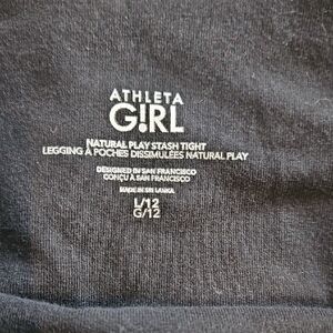 Athleta Girl Natural Play Stash Tight in Black